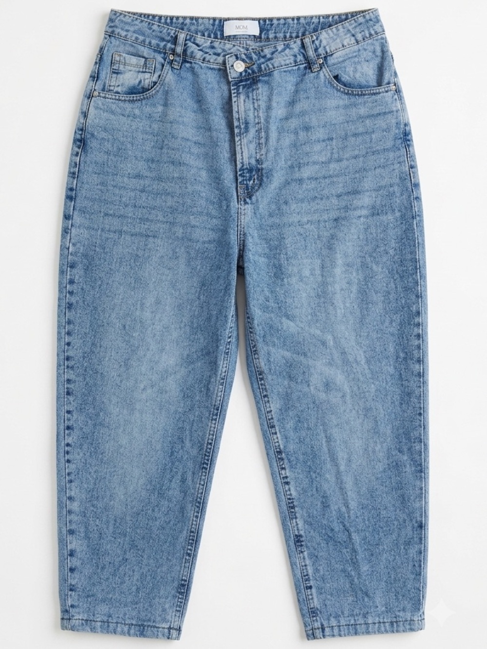Refuge Denim Medium Wash High Rise Mom Jeans Juniors 13